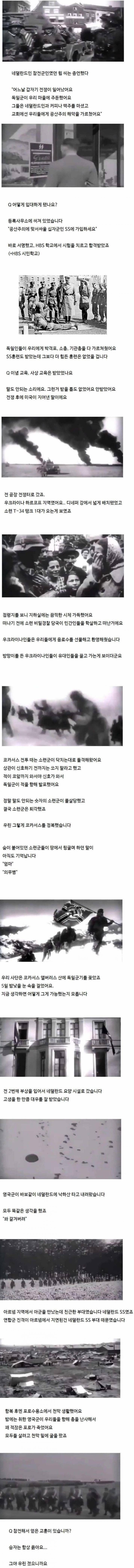 네덜란드 노인의 경험담